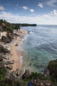 Balangan beach from the top view