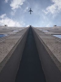 Airplane flying in sky