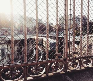 Close-up of chainlink fence