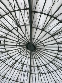 Low angle view of skylight