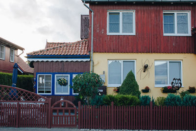 Exterior of buildings against sky