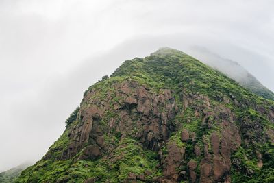 Scenic view of mountain against sky