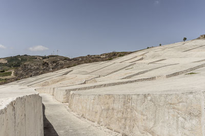 View of cretto di burri in gibellina, italy