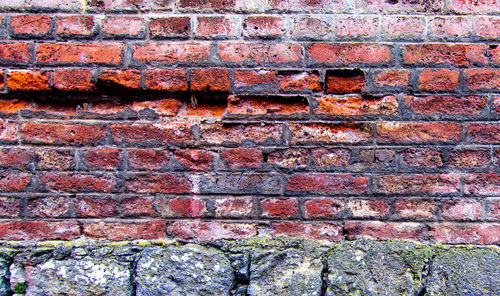 Full frame shot of brick wall