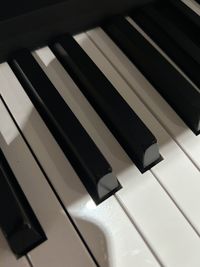 Close-up of piano