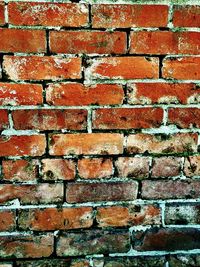 Full frame shot of brick wall