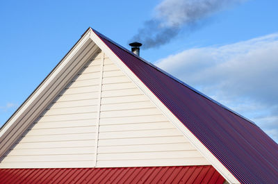 Low angle view of building against sky