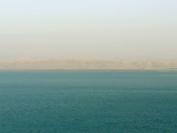 Scenic view of sea during sunrise