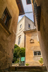 Low angle view of residential building