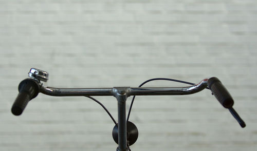 Close-up of bicycle wheel