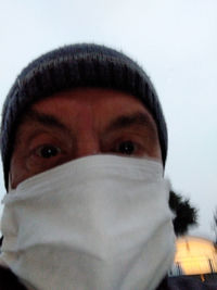 Close-up portrait of man