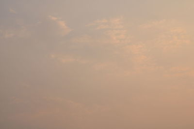 Low angle view of sky during sunset