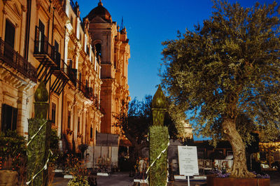 Low angle view of building against sky