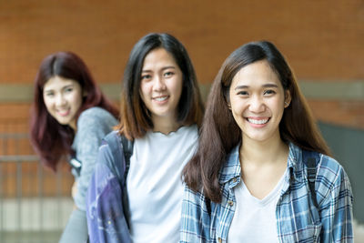 Portrait of a smiling young woman