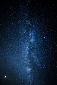 Low angle view of stars in sky