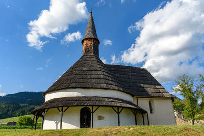 Beautiful round church called rotunda in muta, slovenia