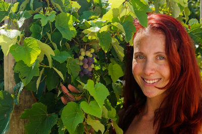 Portrait of a smiling young woman