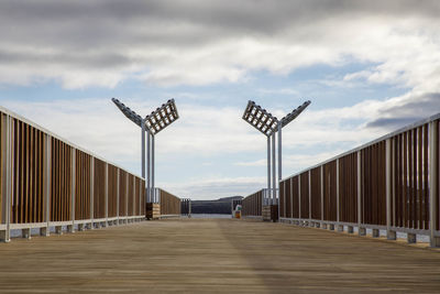 New pier at arrieta beach lanzarote