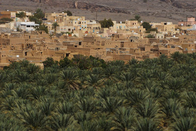 Residential buildings in town