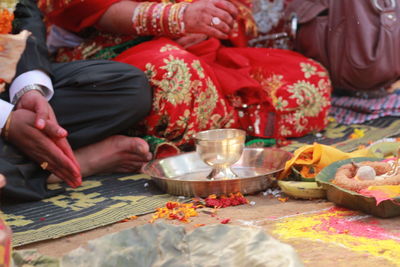 Woman dancing in traditional clothing