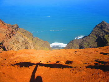 Scenic view of beach