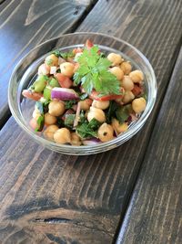 Chickpea salad