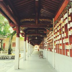 Corridor of building