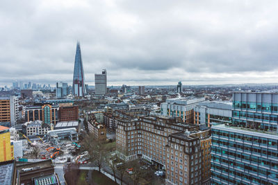 London downtown during a typical grey day.