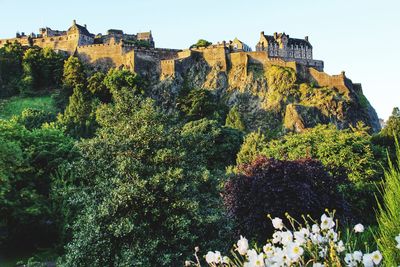 Low angle view of historical building against sky