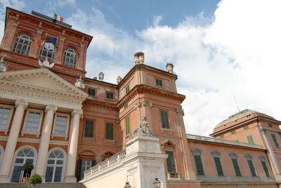 Low angle view of historical building against sky