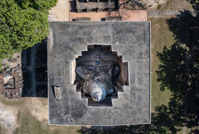 Low angle view of old building