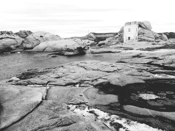 Rocks on rock formation