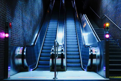 Interior of subway station