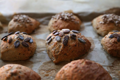Close-up of homemade bread