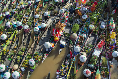 Floating market festival in lok baintan  2022