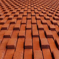 Full frame shot of roof tiles