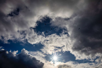 Low angle view of sky