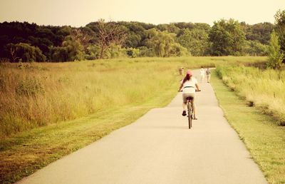 Country road passing through landscape