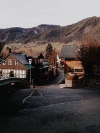 Houses in the mountain