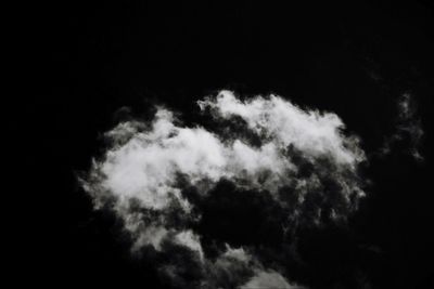 Low angle view of sky at night