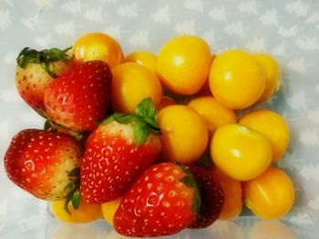 Close-up of strawberries