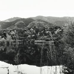 Scenic view of mountains