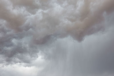 Low angle view of storm clouds in sky