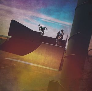 Low angle view of tree against sky