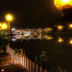 Street light at night
