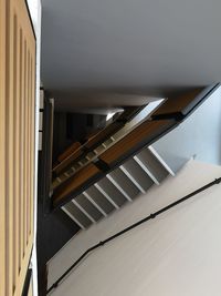 Low angle view of staircase in building