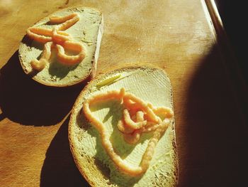 Close-up of served food