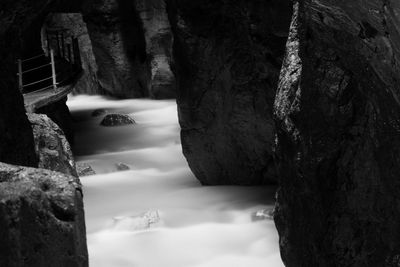 Rocks in sea