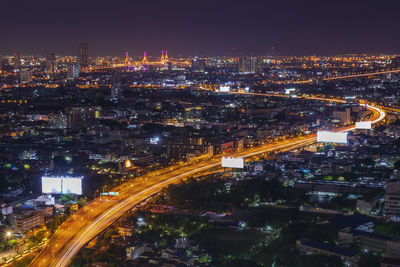 Bangkok city scape. beautiful bhumibol bridge and river landscapes. bangkok thailand may 27, 2019