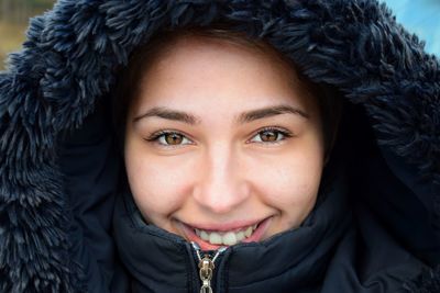 Close-up portrait of woman